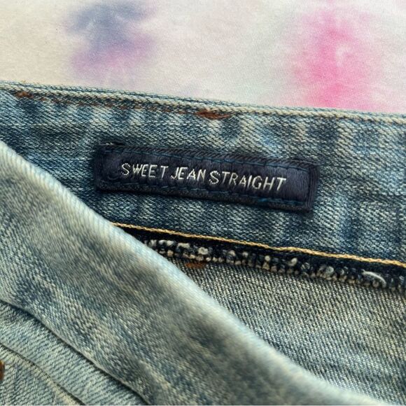 NWT Lucky Brand “Sweet Jean” Straight Curvy Mid Rise Med Wash Denim Jeans - Picture 12 of 16